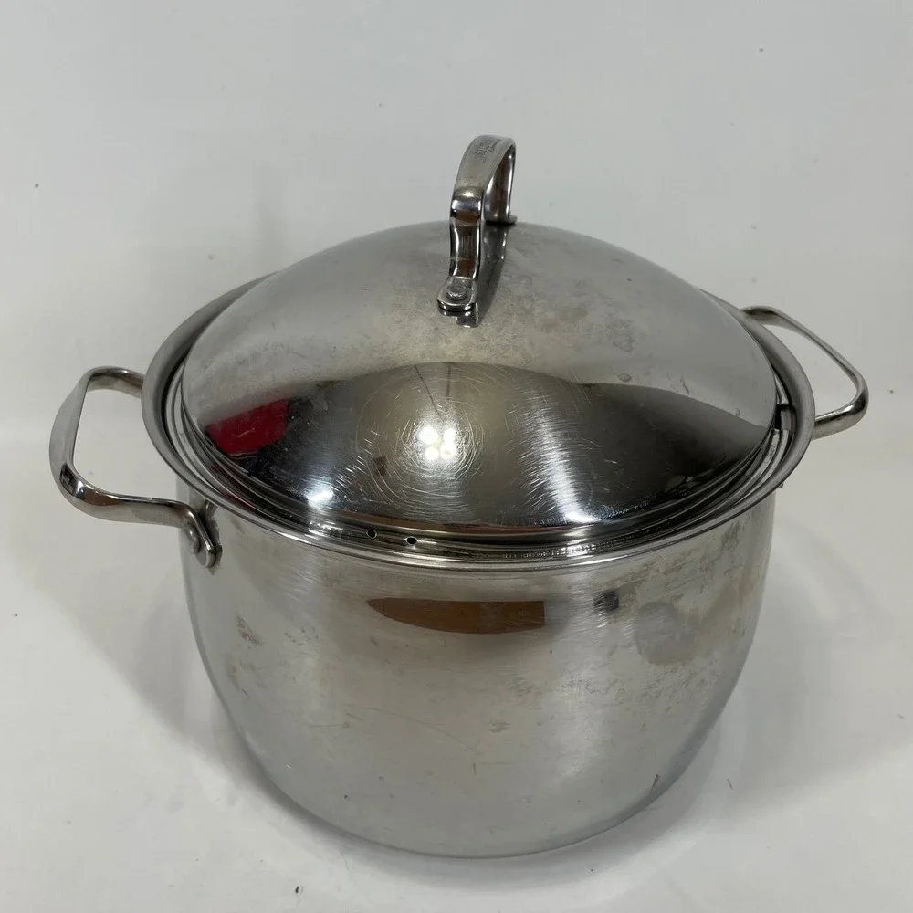 Tools of the Trade Belgique Classique 11 QT Stainless Steel Stock Pot Dome Lid